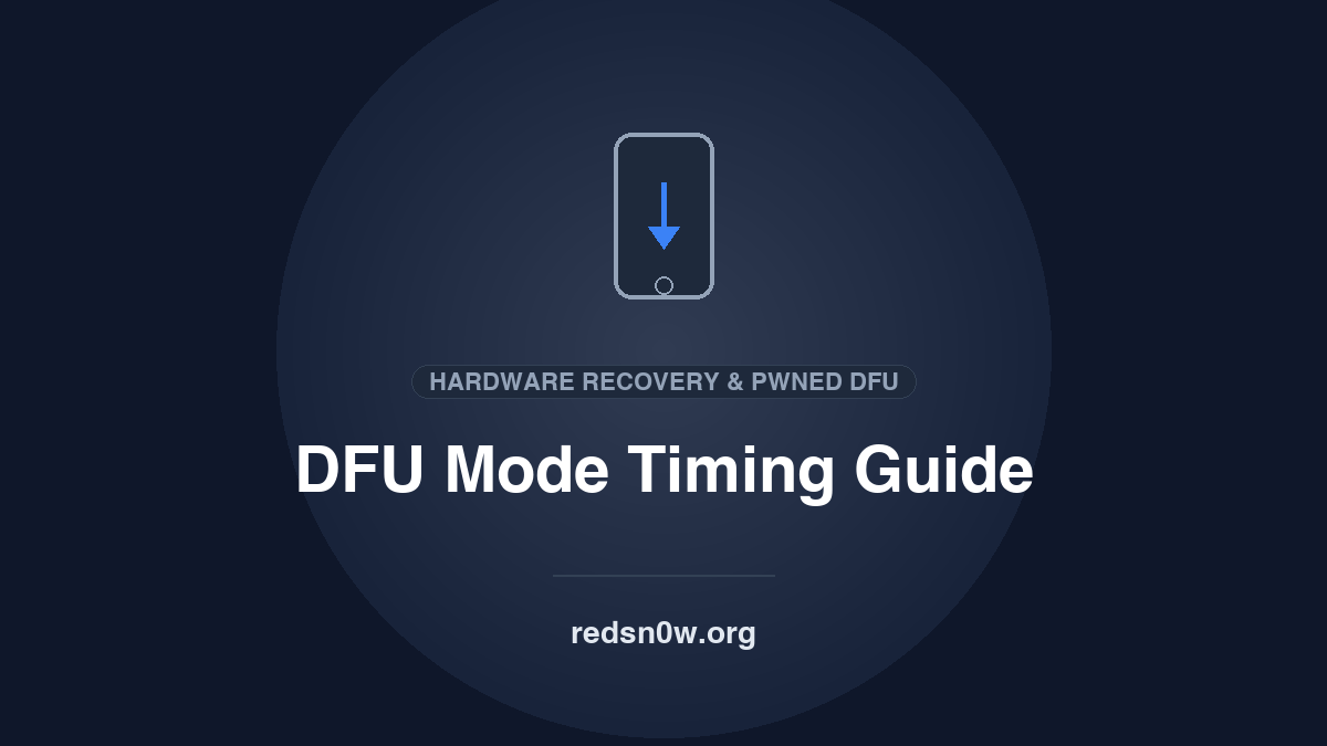 How to Put iPhone into DFU Mode with Redsn0w - redsn0w.org